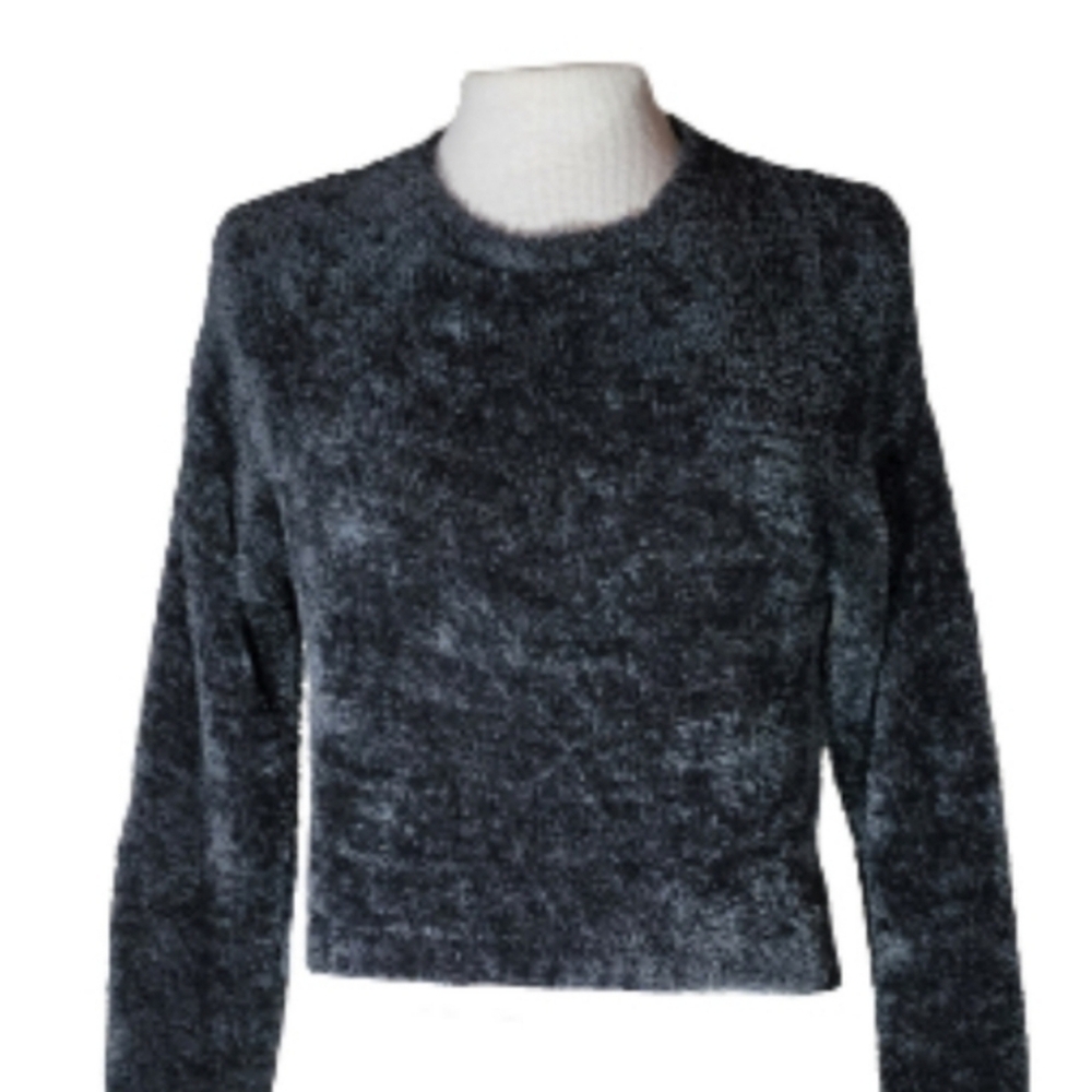 Rewind Pullover Sweater Gray Size XS